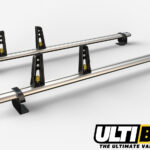 2 Bar Reinforced Aluminium Roof Bars For The Pre 2014 Ford Transit Connect Van