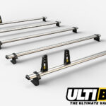 5 Bar Heavy Duty Aluminium Roof Bars For The Mercedes Sprinter Van 2006 - 2016