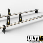 2 Bar Reinforced Aluminium Roof Bars For The Low Roof Citroen Dispatch Van 07 On