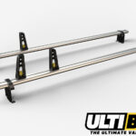 2 Bar Heavy Duty Roof Bars For The Low Roof Nissan Primastar Van