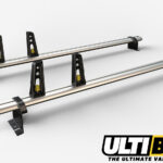 2 Bar Reinforced Aluminium Roof Bars For The 2008 - 2018 Citroen Berlingo Van