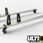 2 Bar Heavy Duty Aluminium Roof Bars For Nissan NV250 Sept 2019-On