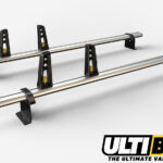 2 Bar Heavy Duty Aluminium Roof Bars For The NV200 Van