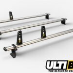 3 Bar Heavy Duty Aluminium Roof Bars For The Vauxhall Movano Pre 2010 Van
