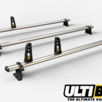 3 Bar Heavy Duty Aluminium Roof Bars For The Nissan NV400 (Interstar 2022-Present) Van