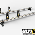 2 Heavy Duty Roof Bars for the 2014-2019 Trafic, Vivaro, Talento, NV300 Low Roof