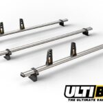 3 Bar Heavy Duty Aluminium Roof Bars For The Crafter / MAN TGE 2017-On